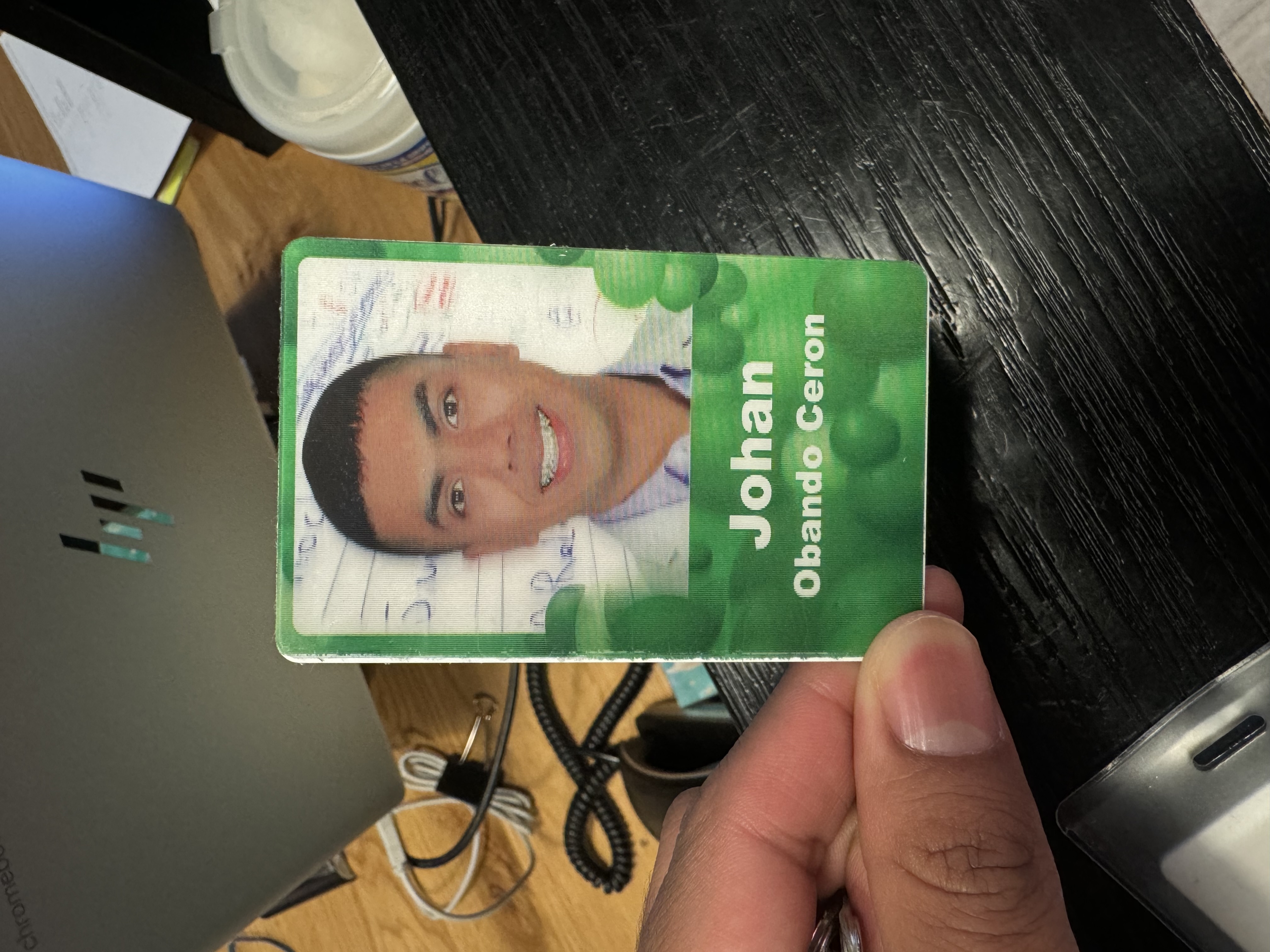 My first research internship badge