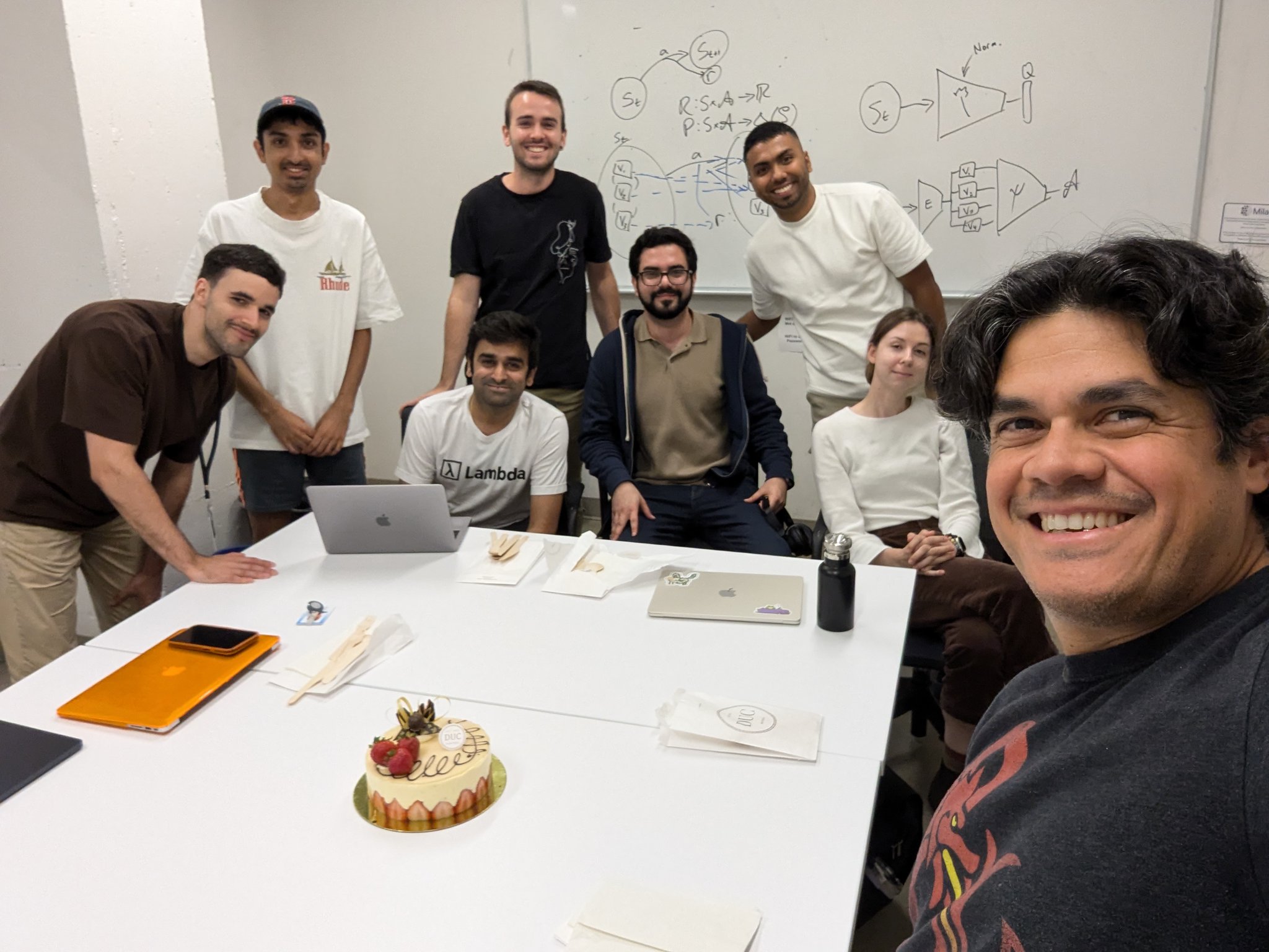 Lab meeting at Mila