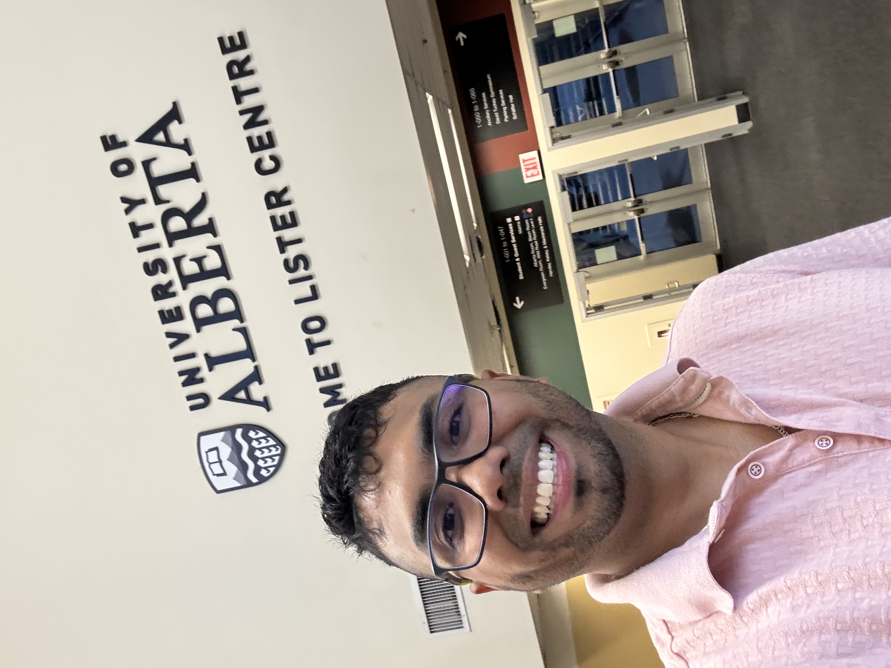 At the University of Alberta for RLC