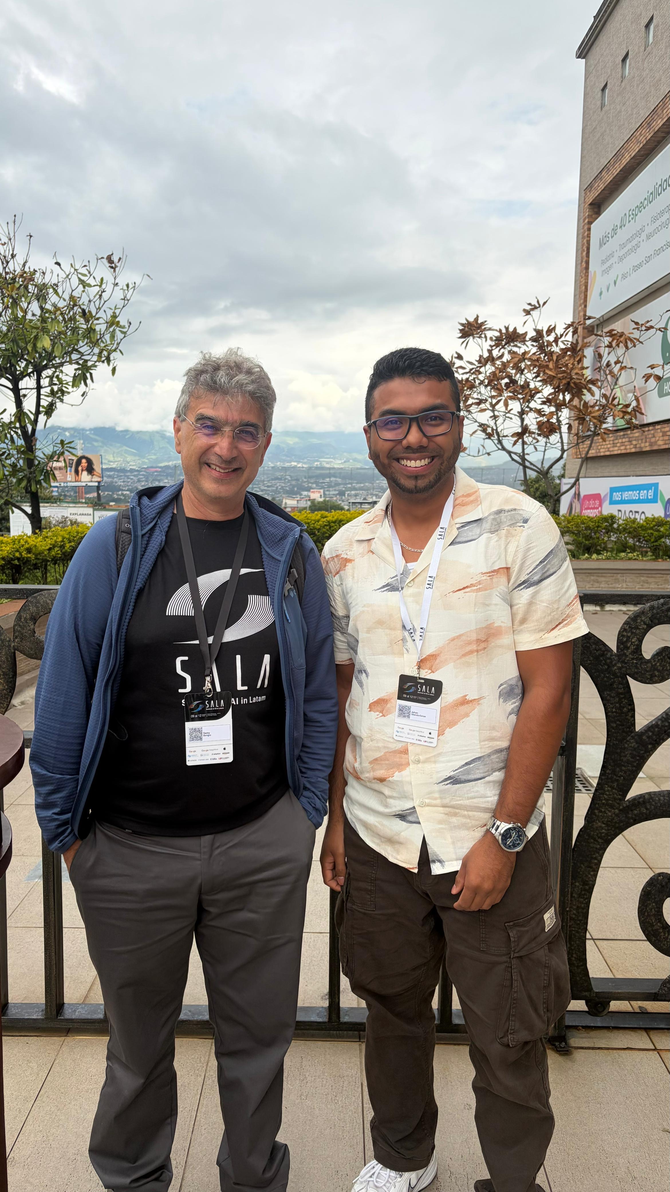 With Samy Bengio at SALA